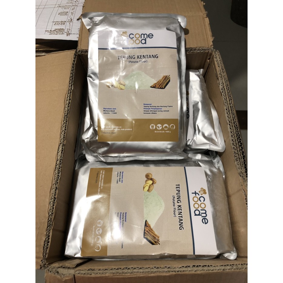 

ADY78 TEPUNG POTATO COMEFOOD 1KG Tepung Kentang Snack Camilan Camilan Grosir
