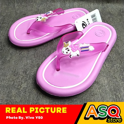 Sandal Jepit Karet Anak Cewek Dulux Kuda Poni