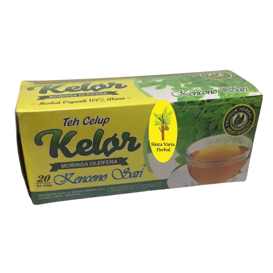 

teh celup daun kelor kencono sari