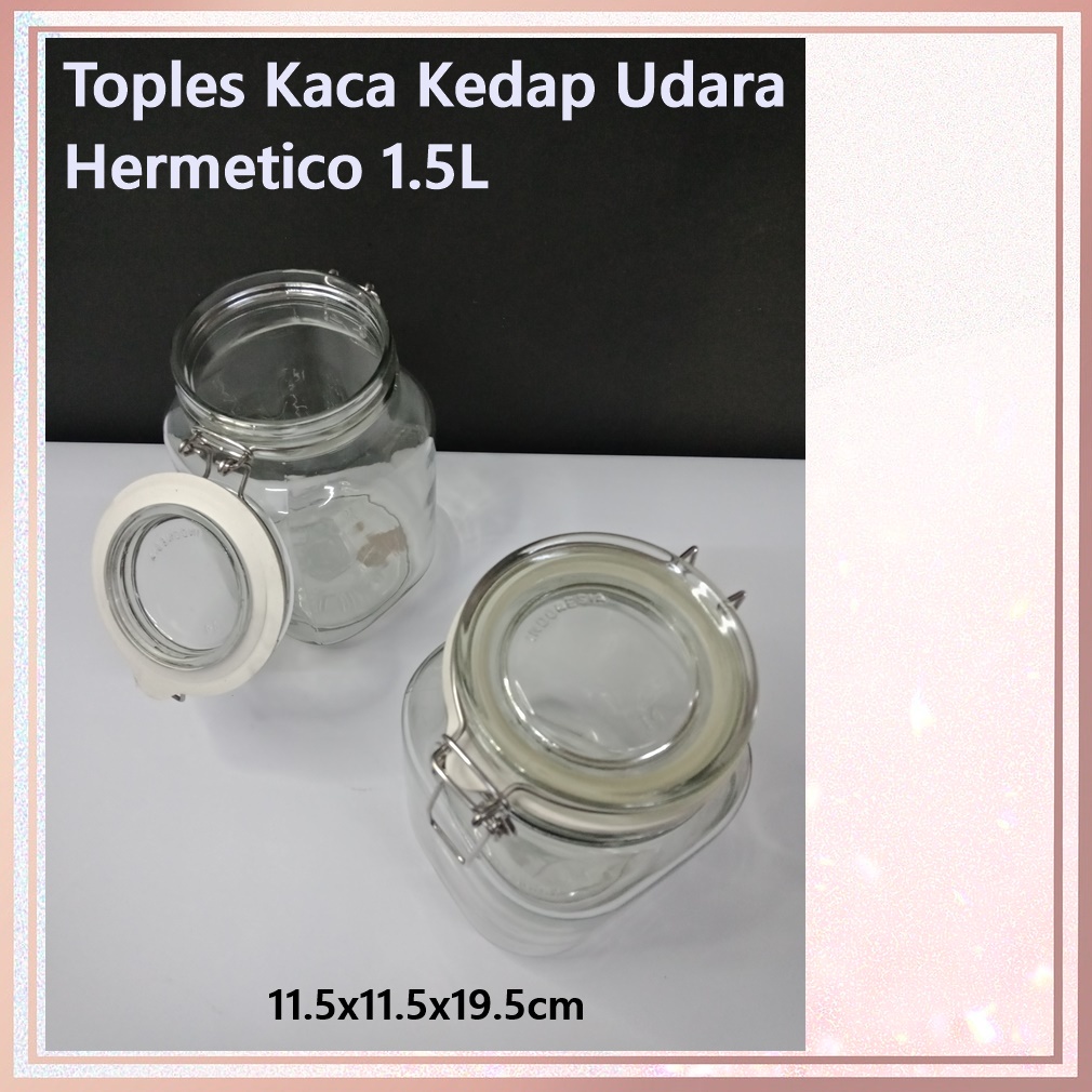 Toples Kedap Udara Hermetico Kedaung 1.5L