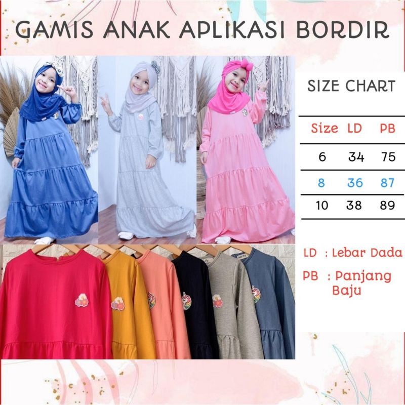 PROMO 7.7 GAMIS ANAK GAMIS HULA POP / HULAPOP BAJU ANAK SMILEE EDISI BAJU LEBARAN ANAK FASHION PEREMPUAN 2 - 10 TAHUN