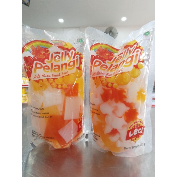 

JELLY PELANGI/JELI RASA BUAH LECI