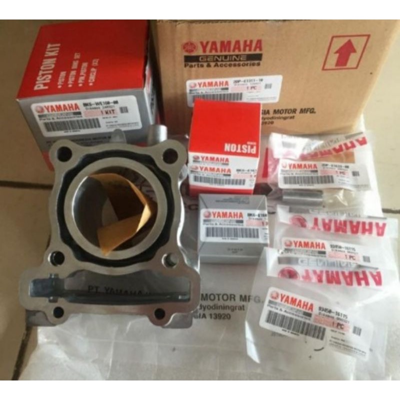 Blok seher Nmax SET Piston Kit R15 VVA V3 BK6 Asli original Yamaha