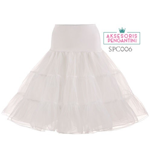 [SIAP KIRIM] ROK TUTU PETTICOAT PENGEMBANG GAUN HIGH QUALITY PEMEKAR GAUN PUTIH SPC006