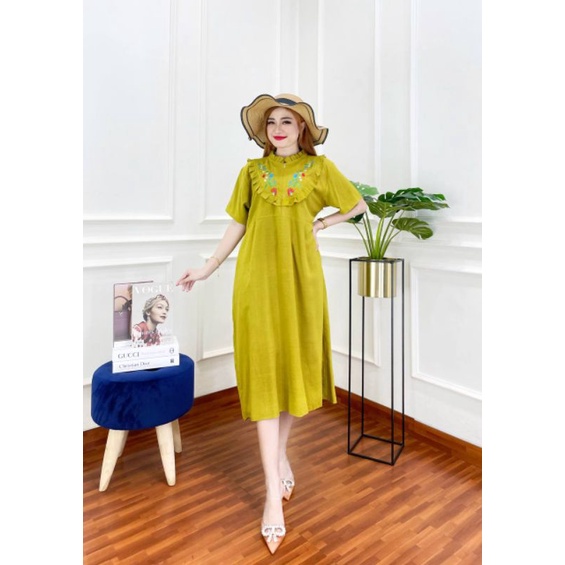 Casual Dress/Korean Dress style/Gaun Casual/Vintage Dress
