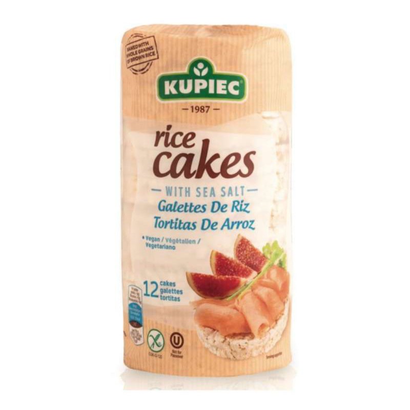 

KUPIEC RICE CAKES SEA SALT 120 GRAM