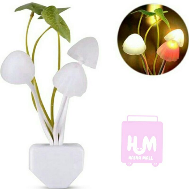 Lampu tidur Jamur Avatar / Mushroom Lamp / Lampu Hias Kamar Tidur Sensor Cahaya