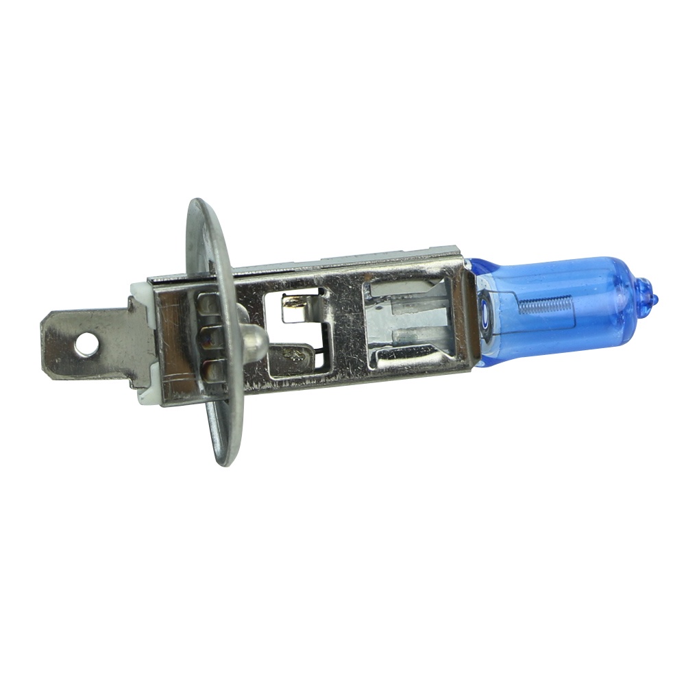 Cre 2pcs Lampu Xenon Halogen H1 6000K 55W 12V Warna Putih Untuk Headlight Mobil