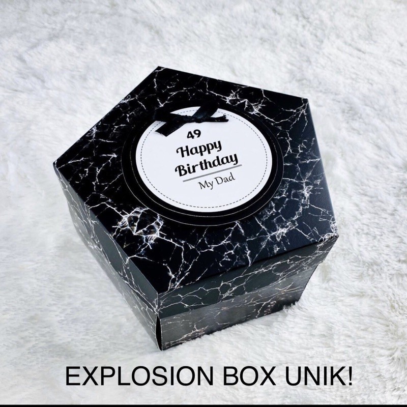 

PENTAGON EXPLODING BOX HADIAH KADO ULTAH/ANNIV/GRADUATION/VALENTINE