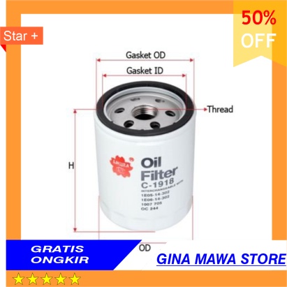 CUMA HARI INI SAJA 50 Off Filter Oli  Oil Ford Fiesta 1400cc 1600cc