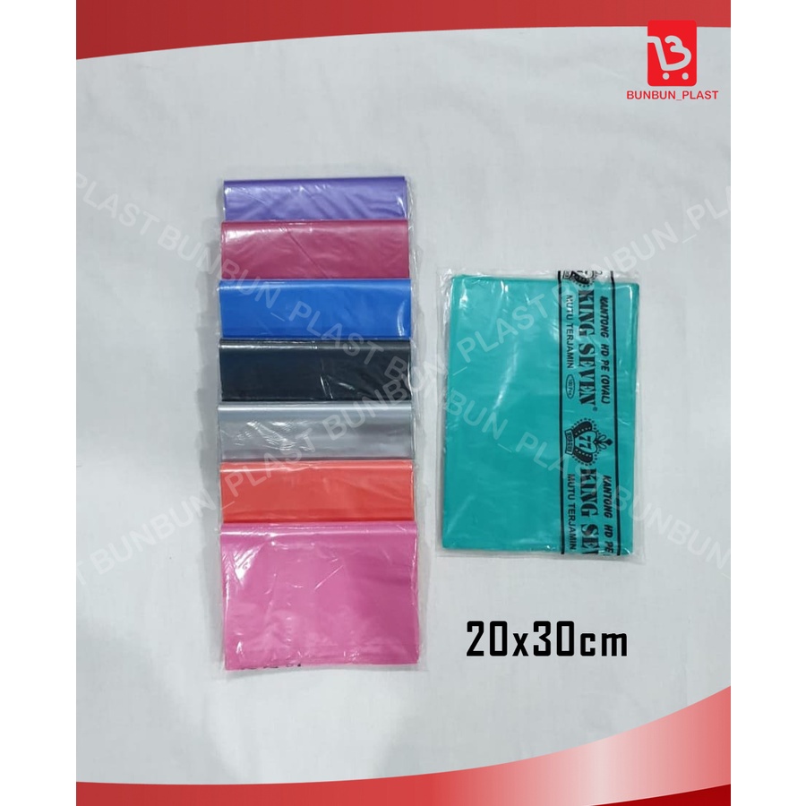 

Plastik Packing HD Non Pond Polos 20x30cm / Plastik Packing Olshop / plastik pembungkus paket online Merk KING SEVEN