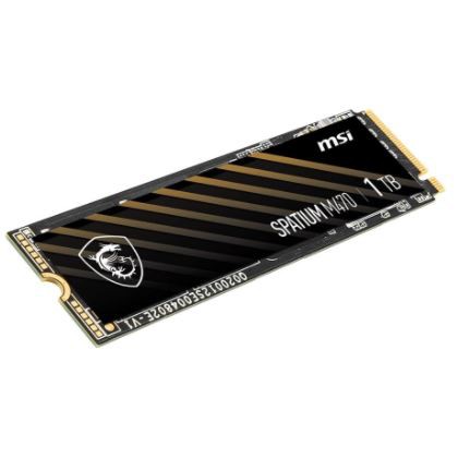 Ssd m.2 nvme msi spatium 1tb PCIe 4.0 x4 2280 3d nand flash m-470 m470 - m2 m-key nvm 1.3