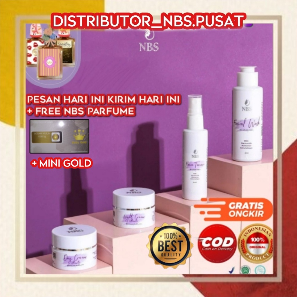NBS SKINCARE BPOM MURAH  ULTIMATE EXTRAGLOW  CREAM KRIM NBS PAKET SKINCARE ACNE CEWEK COWOK HALAL (F