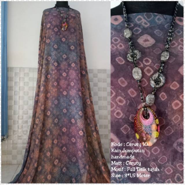 

Kain jumputan palembang handmade