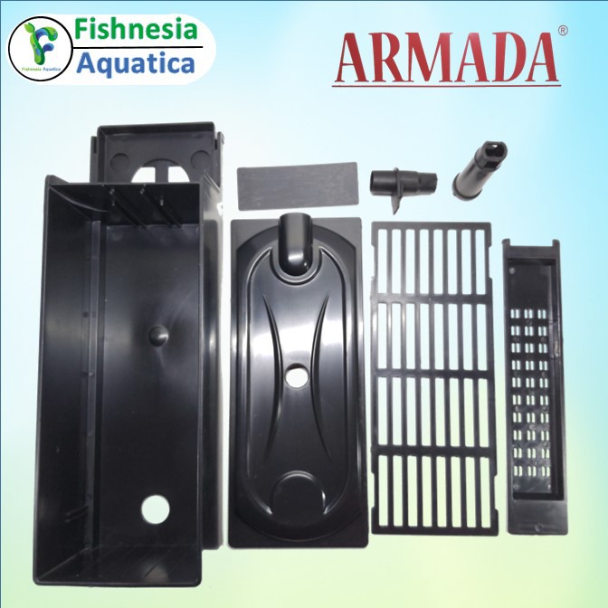 Box Filter Aquarium Kosong ARMADA Ukuran Sedang