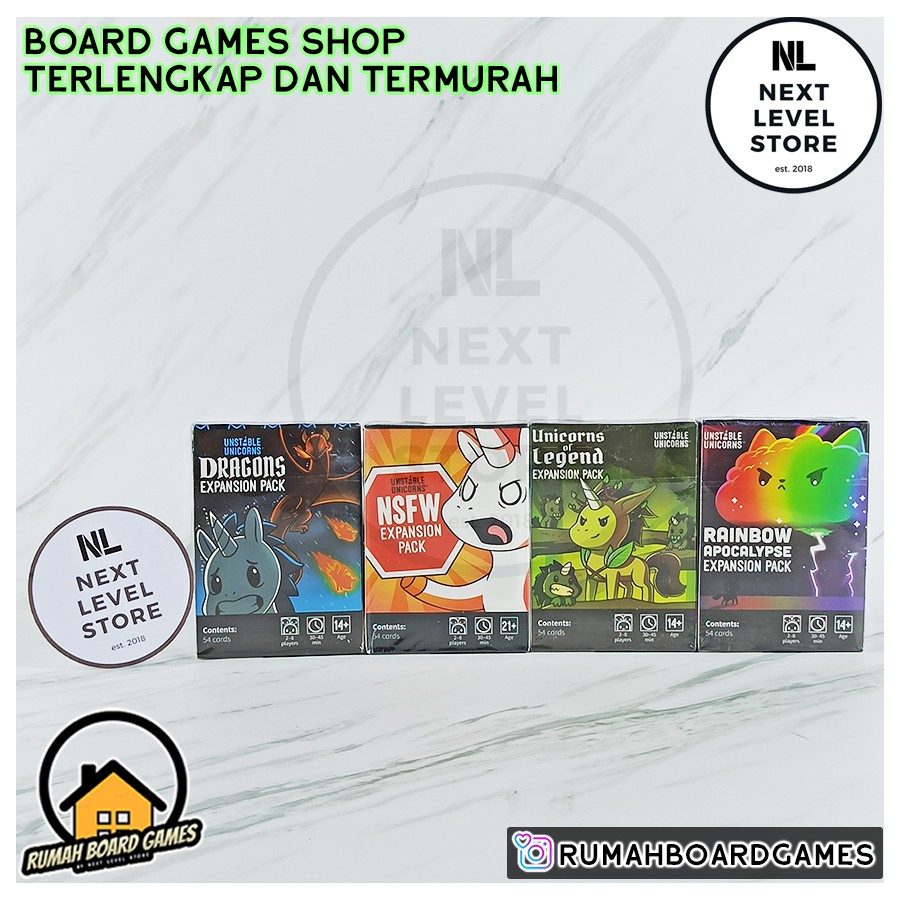 Unstable Unicorn Series - NSFW Expansion TERMURAH!