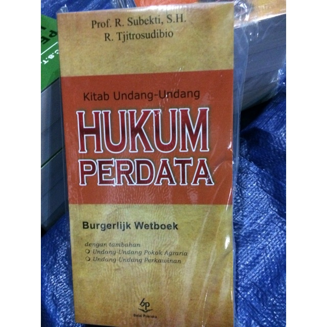 

Buku kitab undang undang hukum perdata