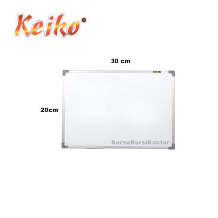 

JUAL WHITE BOARD MAGNETIC KEIKO WHITE BOARD SINGLE FACE UKURAN 20 X 30 CM