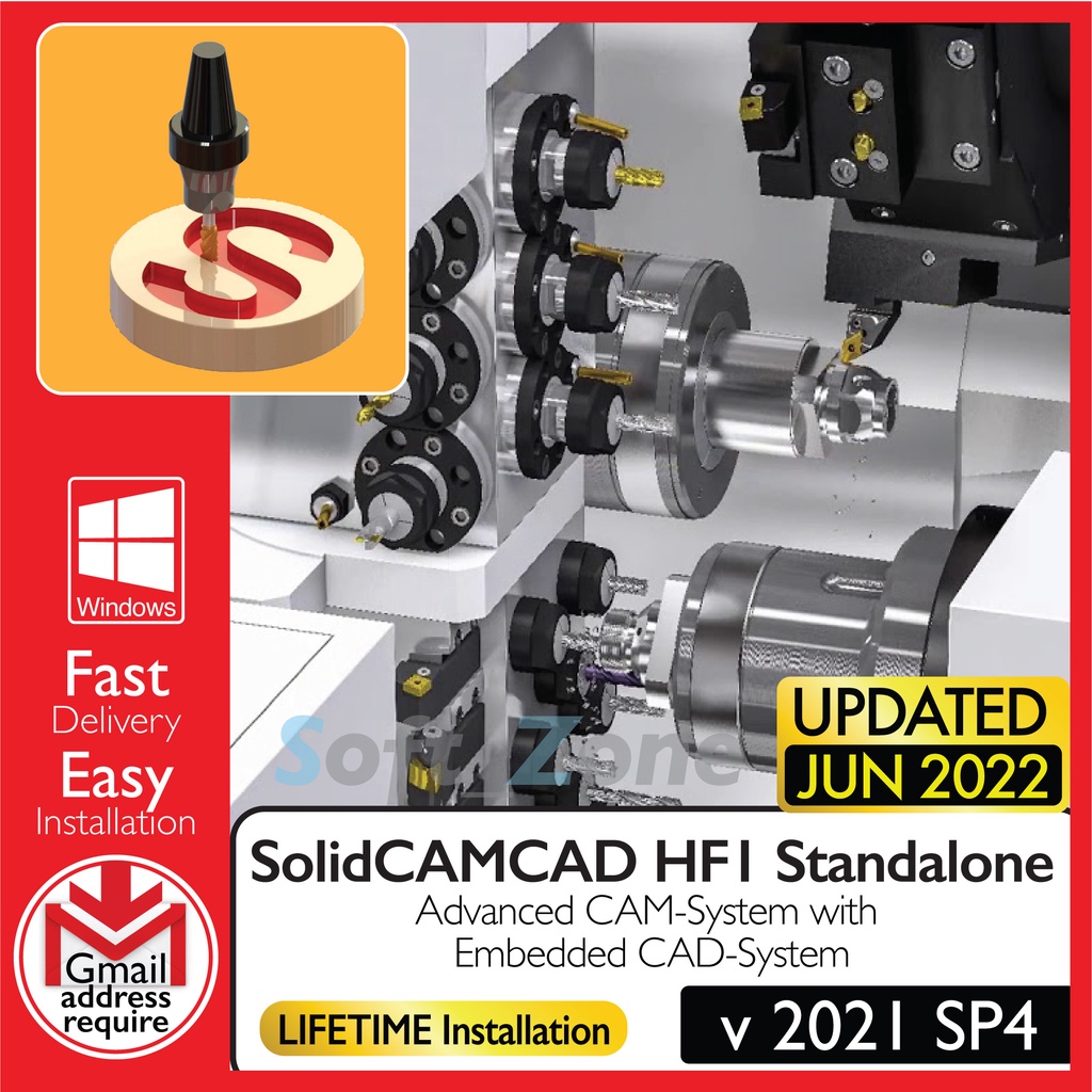 

SldCAMCAD 2021 SP4 HF1 Stndln (x64) Mltlngl - Advncd CAM-Systm wth Embddd CAD-Systm [Dgtl Dwnld]