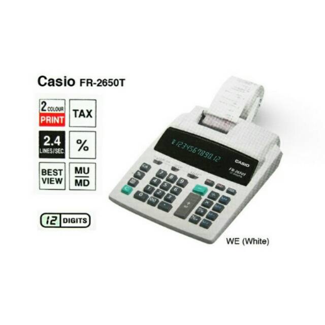 

Calculator printing/struke kertas CASIO FR-2650#garansi&sale