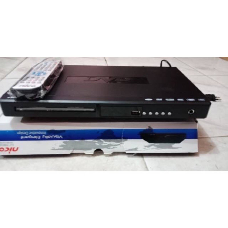 alat pemutar dvd mp 4 player nico nc-2501 innovative design