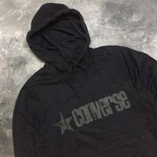 HOODIE CONVERSE ALL STAR BLACK PULL OVER