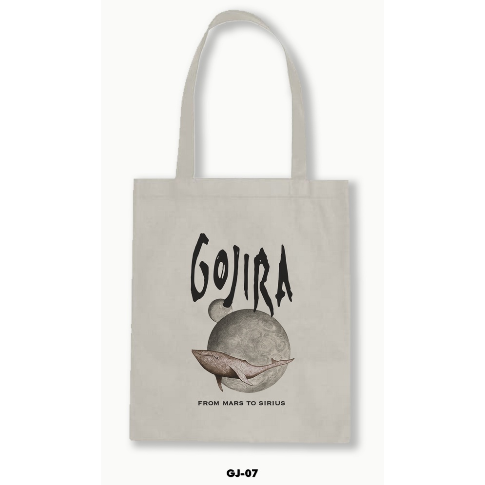 TOTE BAG BLACU - GOJIRA 01