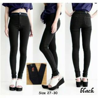  Celana  wanita Jeans  Hw impor stretch 4 Shopee Indonesia