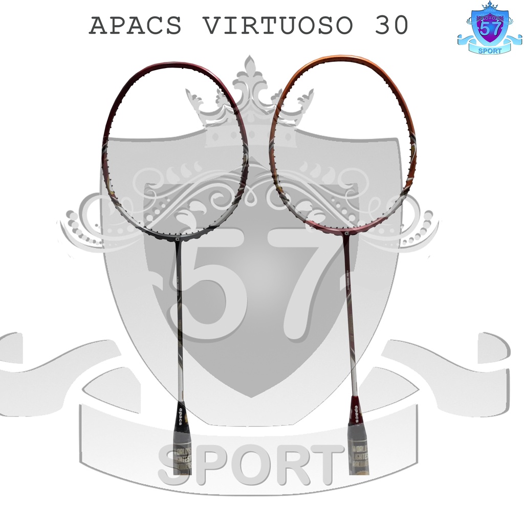 Raket Original Apacs Virtuoso 30 Bonus Senar dan Tas Badminton