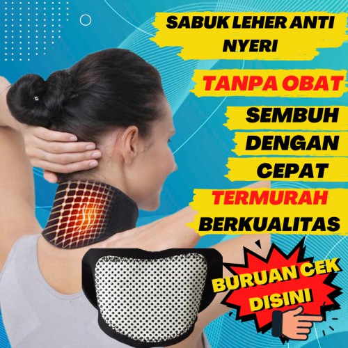 Alat Terapi Kesehatan Sabuk Terapi Magnet Pemanas Leher Neck Magnetic Tcare Tourmaline GI30