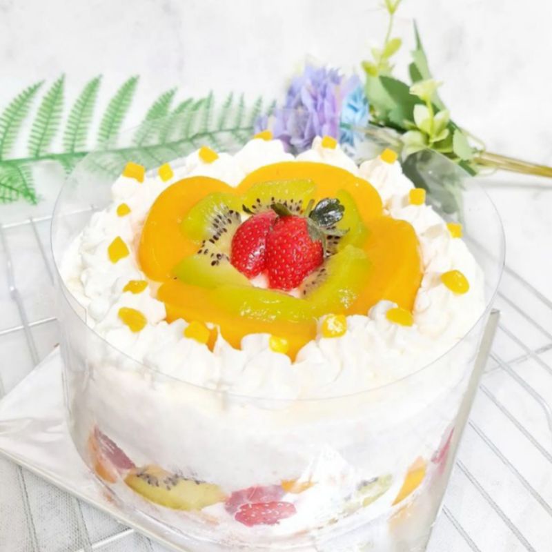 

Japanese Fresh Cream Fruit Cake | Fruit Cake Birthday Kief Bakery Jakarta