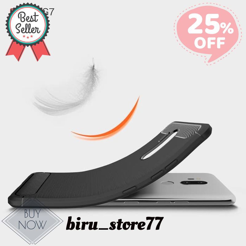 Case LG G7 Thinq Ipaky Carbon Soft Series