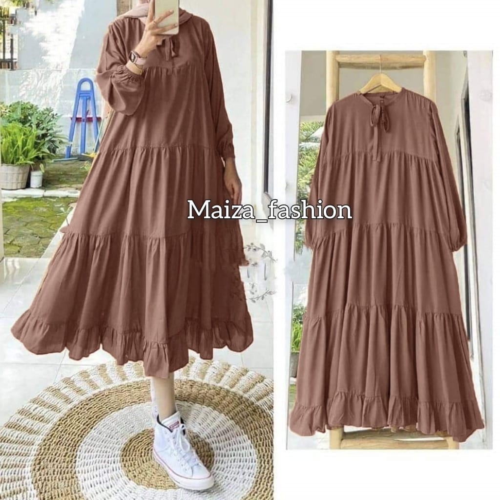 Rachel Midi Dress // Long Tunik Wanita Terbaru