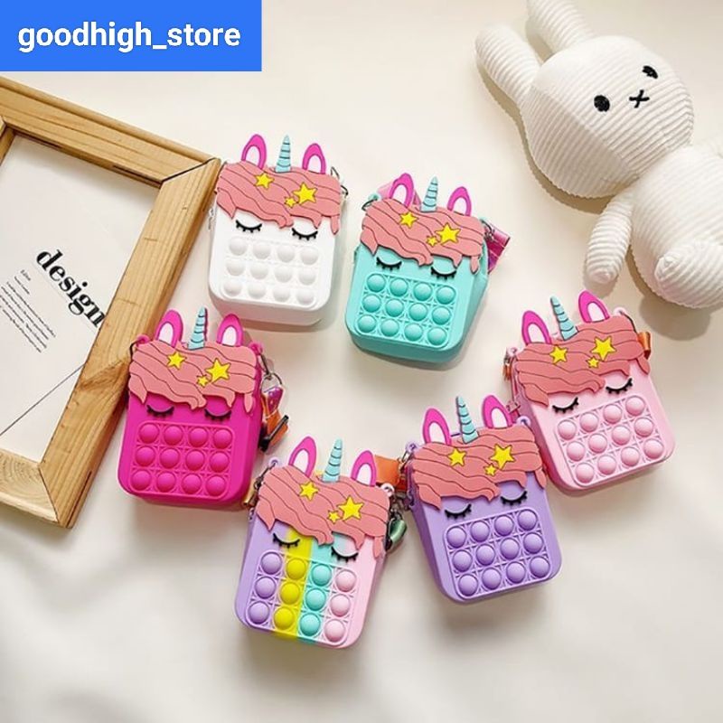 Tas Pop IT MR.PONI UNICORN Tas Selempang Anak