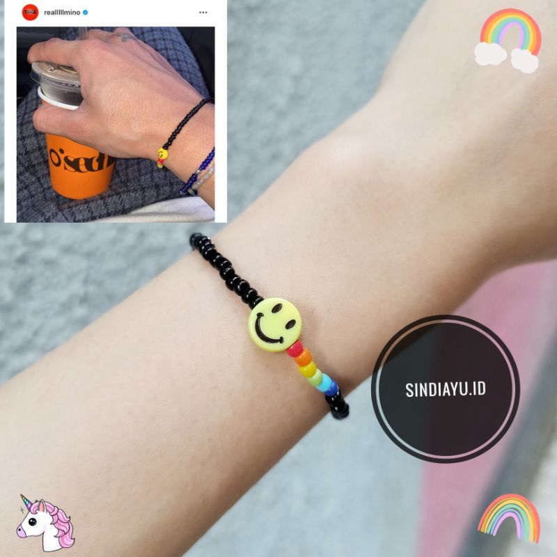 (PART 1) Gelang Manik / Gelang Beads Korea / Gelang Bunga Daisy / Gelang Beads KPOP