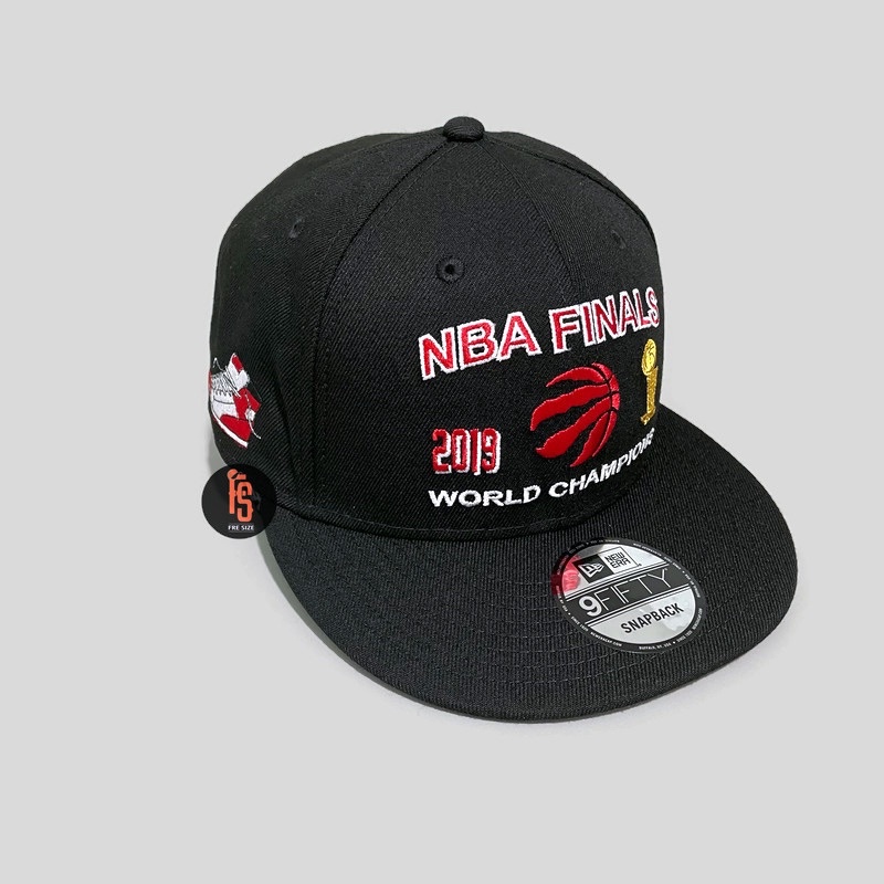 TOPI NEW ERA ORIGINAL 950 NBA FINAL TORONTO RAPTORS BLACK