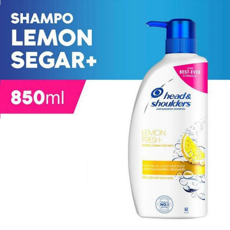 Head &amp; Shoulders Shampoo Lemon Fresh Anti-Dandruff - 850 ml