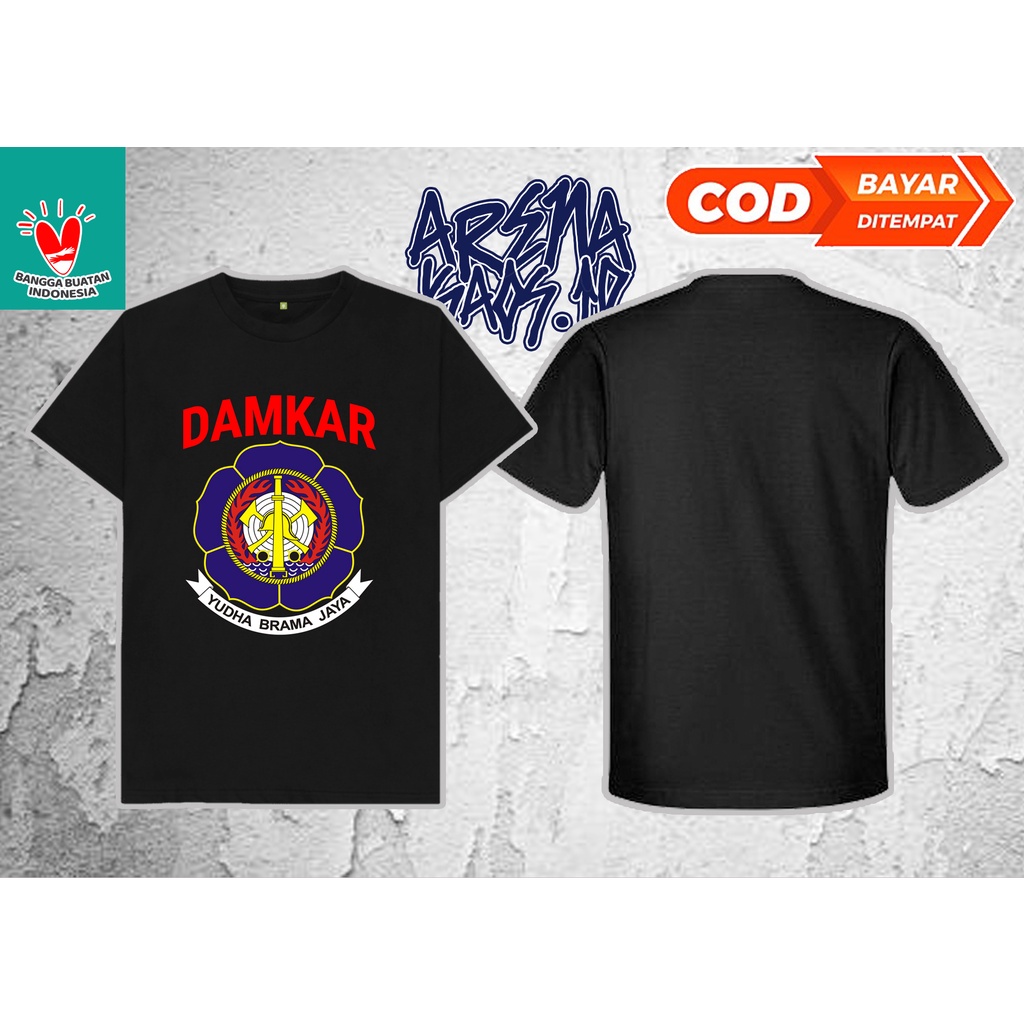 BAJU KAOS PEMADAM KEBAKARAN DAMKAR