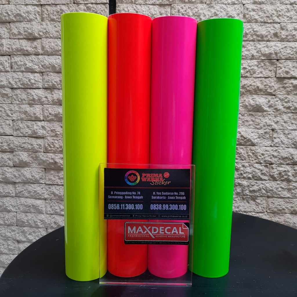 

MAXDECAL 7500 Sticker Skotlet Fluorescent Stabilo