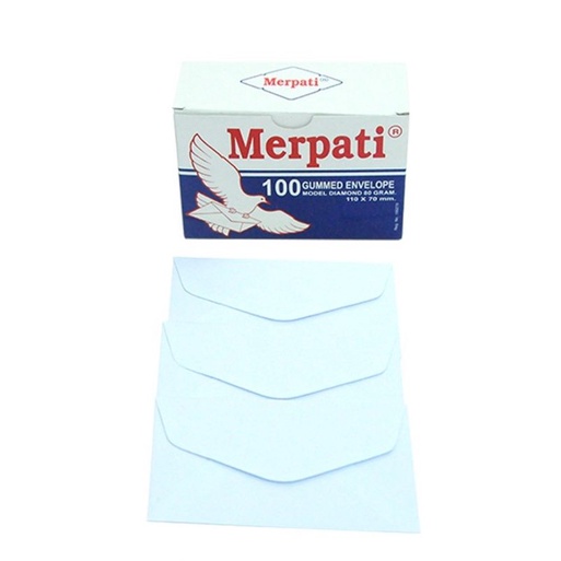 Amplop Polos Kecil Merpati 80 Gram  110 x 70 mm