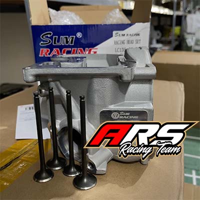 SUPER HEAD SUM RACING 22/19 JUPITER MX / VIXION / MX KING PORTING CNC