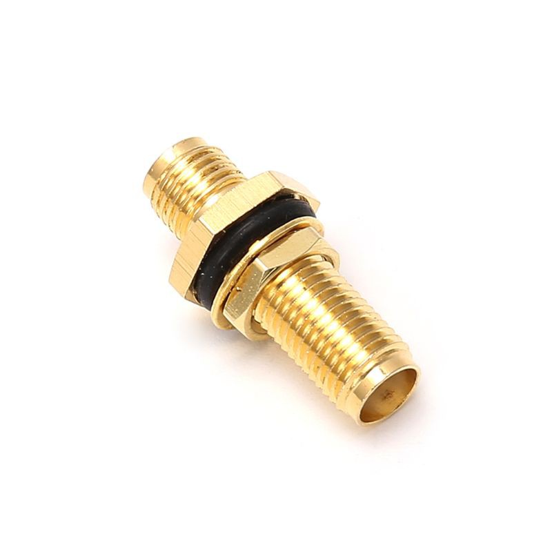 VIVI SMA Female Jack RF Connector Straight Coaxial Converter Adapter Panel Mount O-Ring Connectors