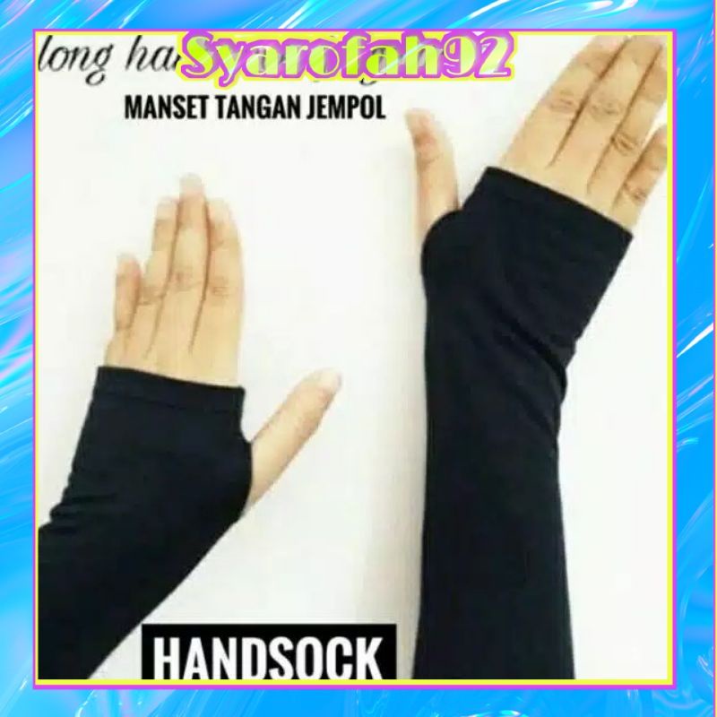 (SYA92) Handsock jempol / Manset jempol Polos // Manset tangan