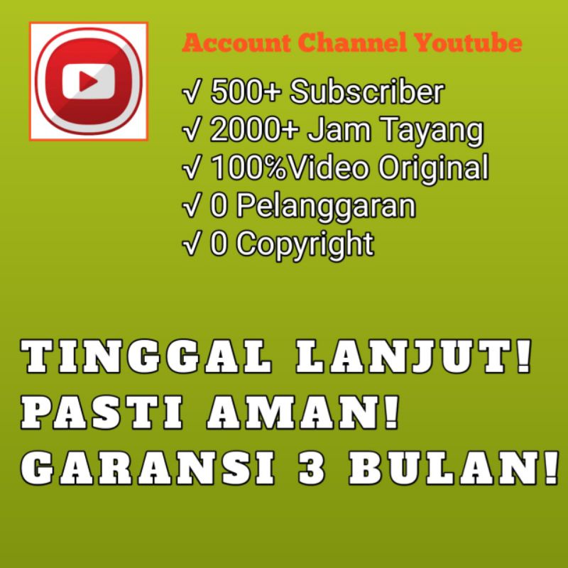 Account Channel YouTube Siap Monet (vocer)