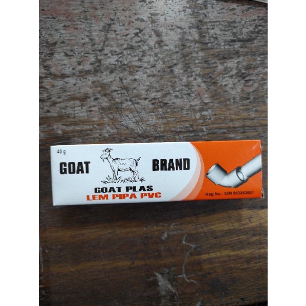 Lem pipa PVC Goat Brand 40 gr odol