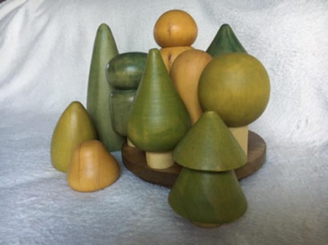 Littlemonq Spring Forest Set / Pohon Kayu Spring