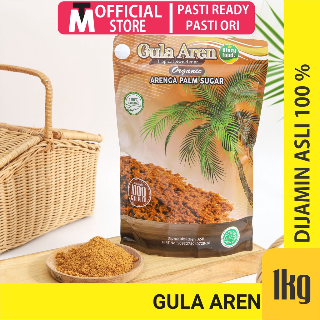 ILFAZY FOOD Gula Aren Semut Organik Murni 1 kg