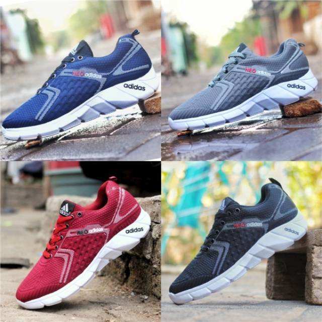 SEPATU SPORT ADIDAS NEO ORIGINAL BOX