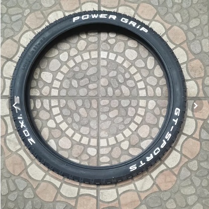 BAN LUAR SEPEDA 20 x 1.75 LUCKY STONE BMX GT-SPORTS POWER GRIP HITAM