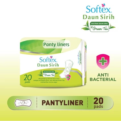 *FRAULEINCO* Softex Daun Sirih 23cm Wing / Non Wing / Softex Daun Sirih Panty Liner / pembalut wanita